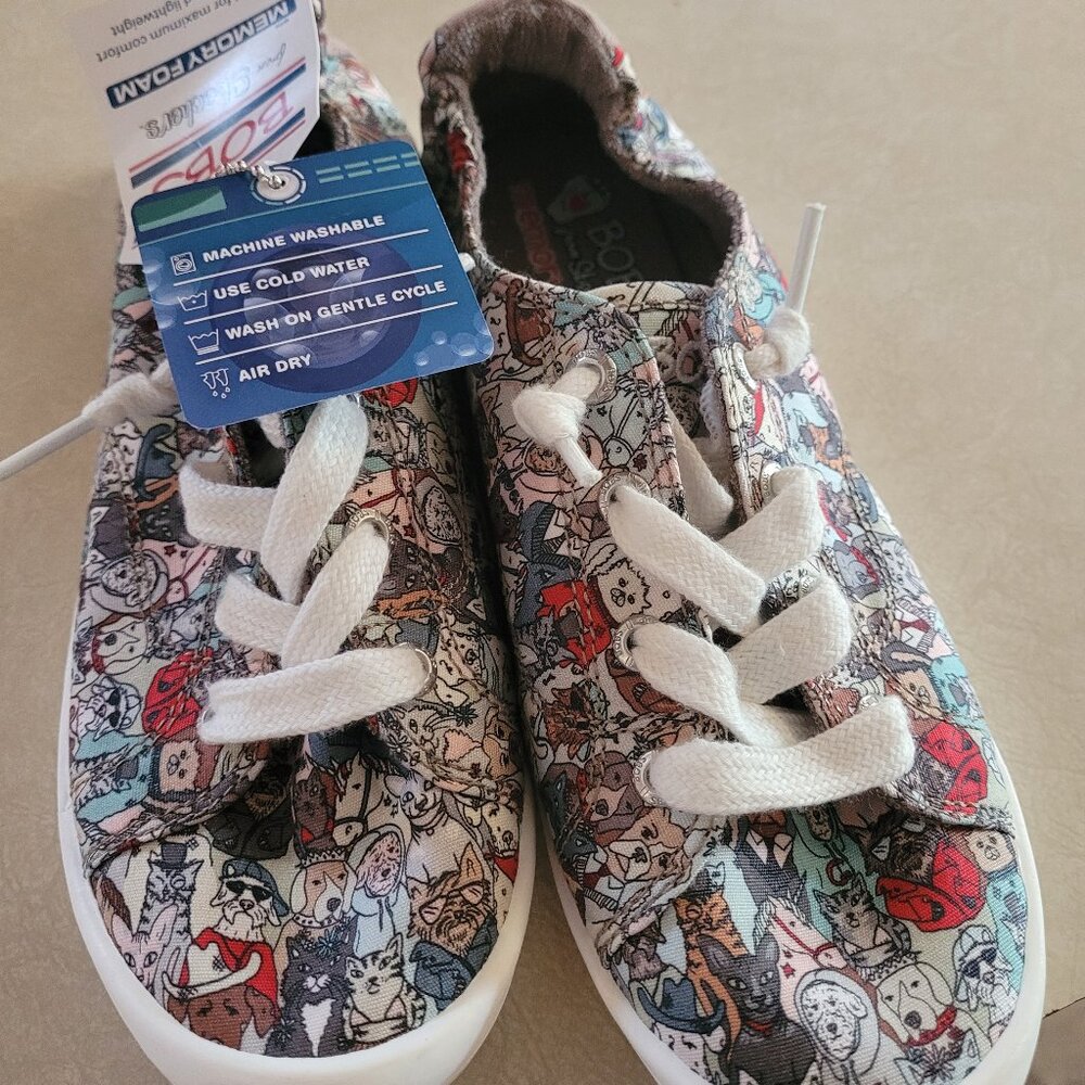 NEW Bobs for Sketchers Love Dogs sneakers